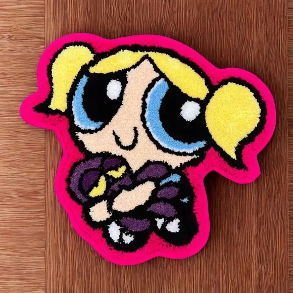 PowerPuff girl custom Rug - Picture 3 of 5